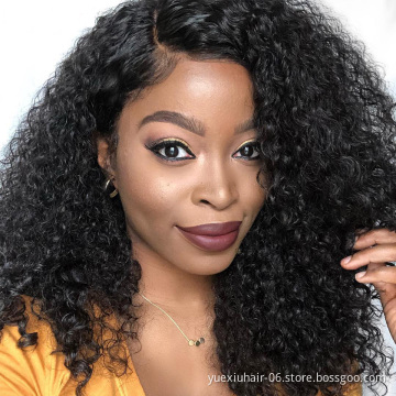 CELIE Wigs Factory Cuticle Aligned Raw Virgin Hair Kinky Curly Lace Front Wigs with Preplucked Natural Hairline